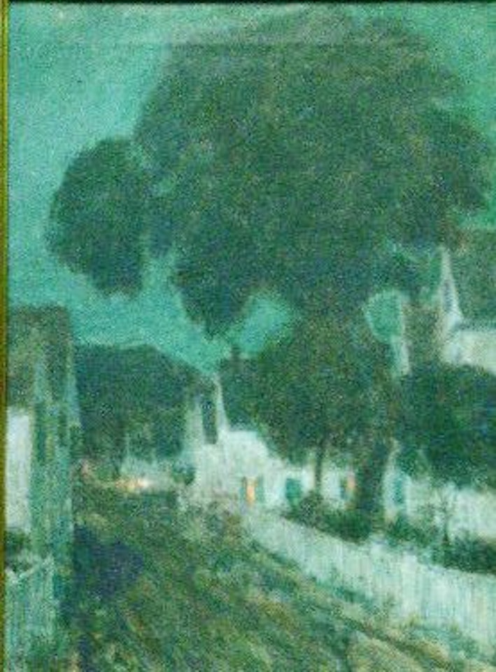 NOCTURNE, PROVINCETOWN, MASSACHUSETTS by Childe Hassam