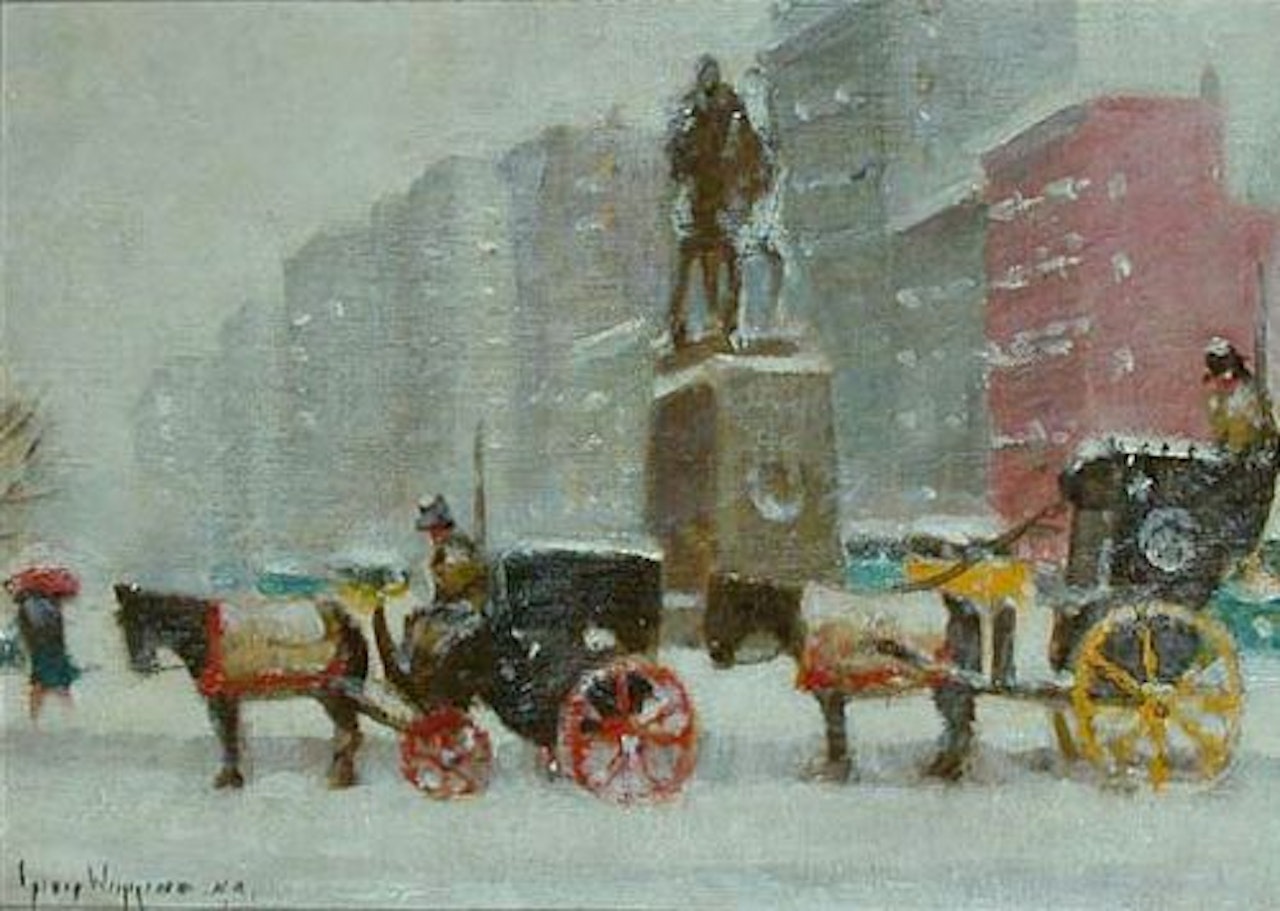 AT THE PLAZA by Guy Carleton Wiggins