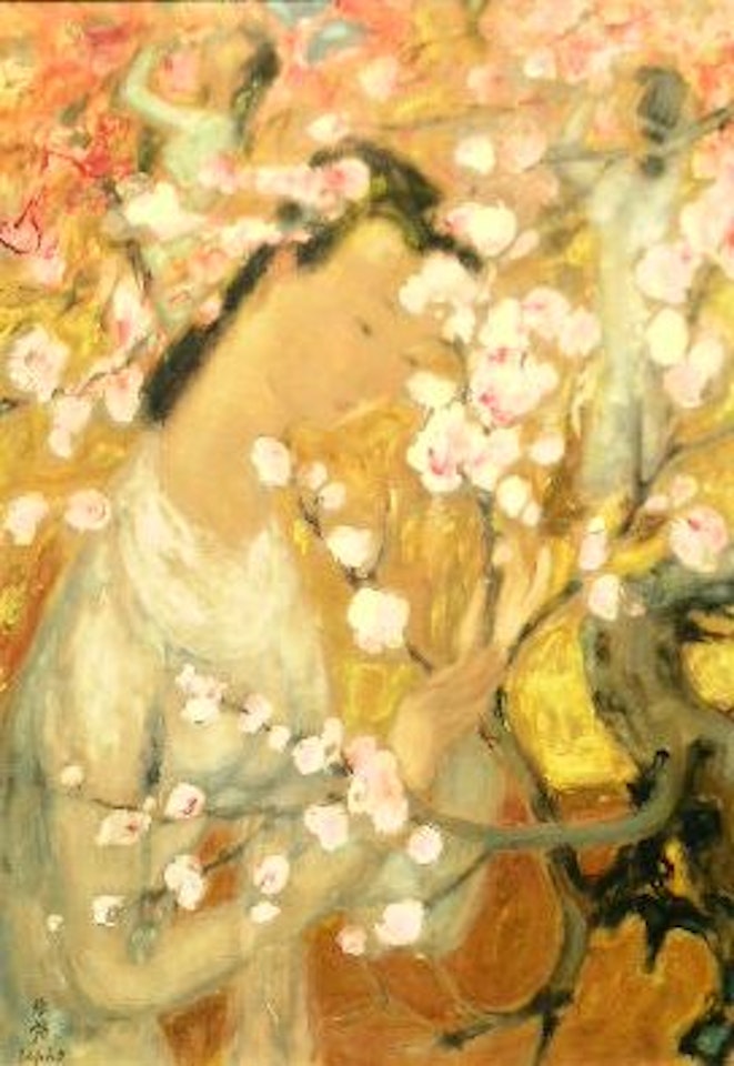 LE JEUNE FILLE AUX FLEURS by Le Pho