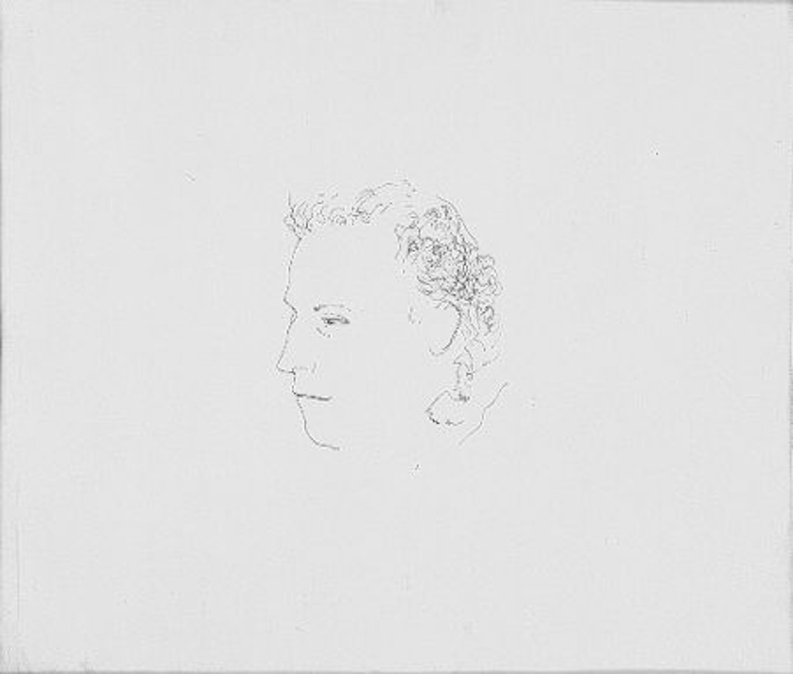 HEAD OF PATRICK PROCTOR by David Hockney