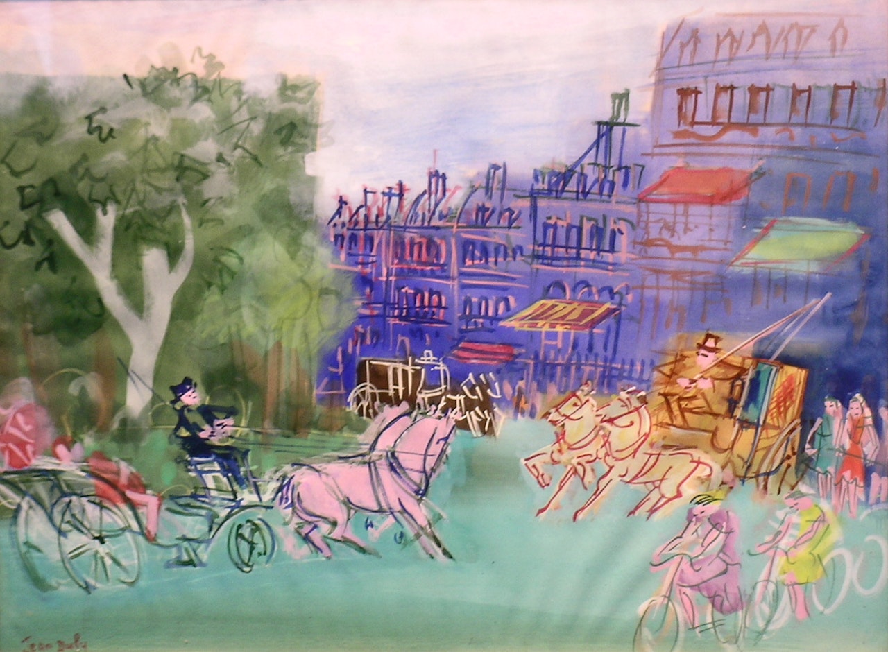 LE BOIS DE BOULOGNE by Jean Dufy