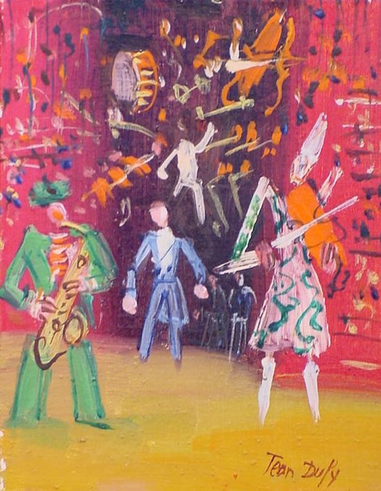 CLOWNS MUSICIANS by Jean Dufy