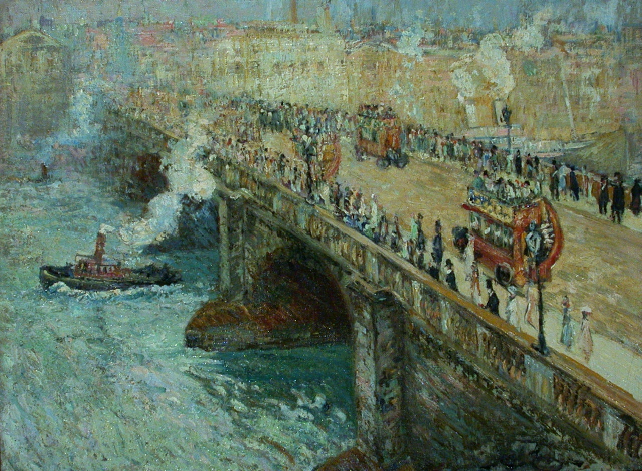 IMPRESSION OF LONDON BRIDGE by Hayley Lever