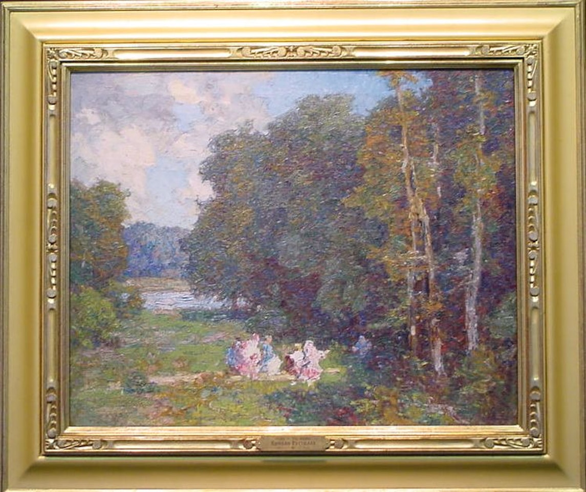 PICNIC IN THE WOODS by Edward Henry Potthast