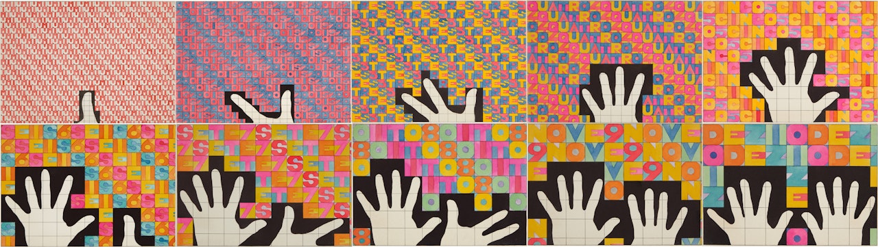 Da uno a dieci (portoghese) by Alighiero Boetti