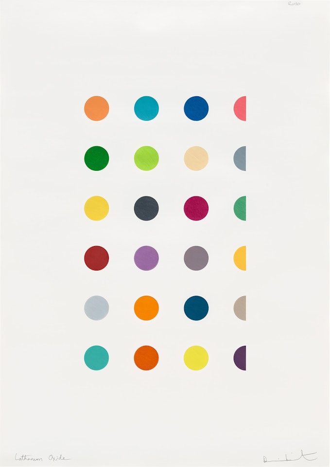 Lanthanum Oxide by Damien Hirst