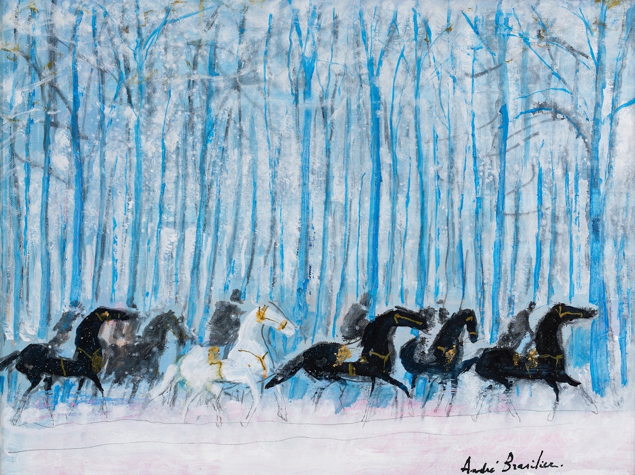 Au coeur de l"hiver by André Brasilier