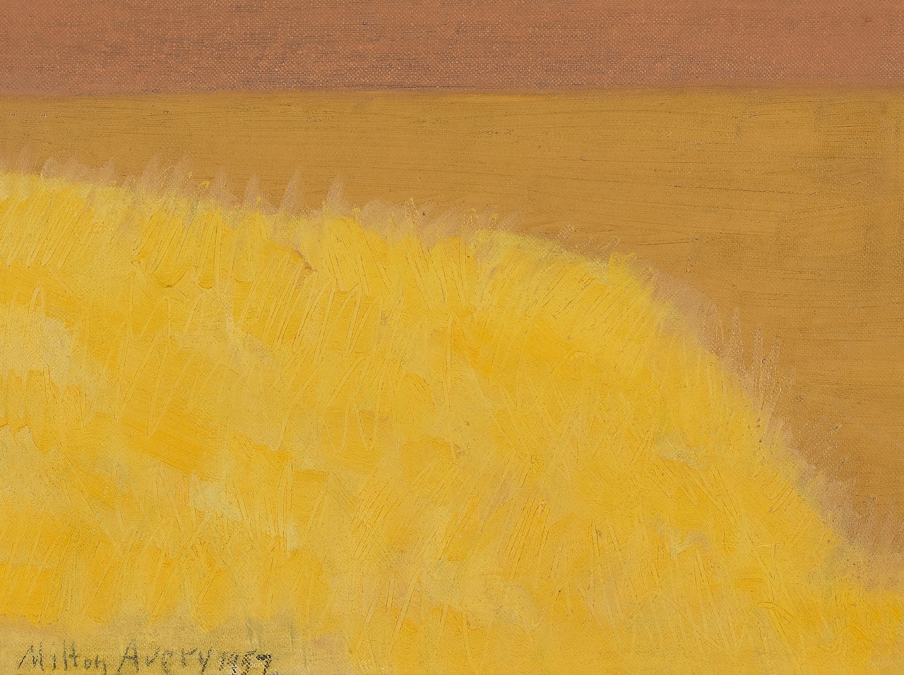 Yellow Grasses by Milton Avery