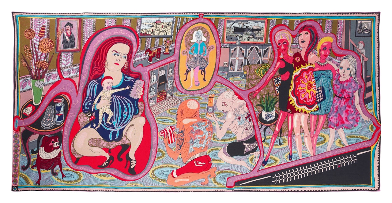 The Adoration of the Cage Fighters (from The Vanity of Small Difference) by Grayson Perry