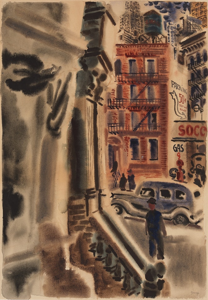 68th Street - New York by George Grosz