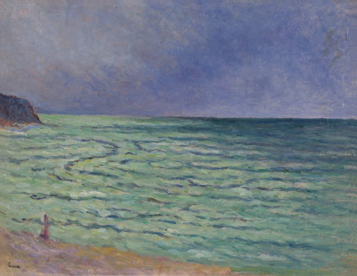 La mer au large du Tréport by Maximilien Luce