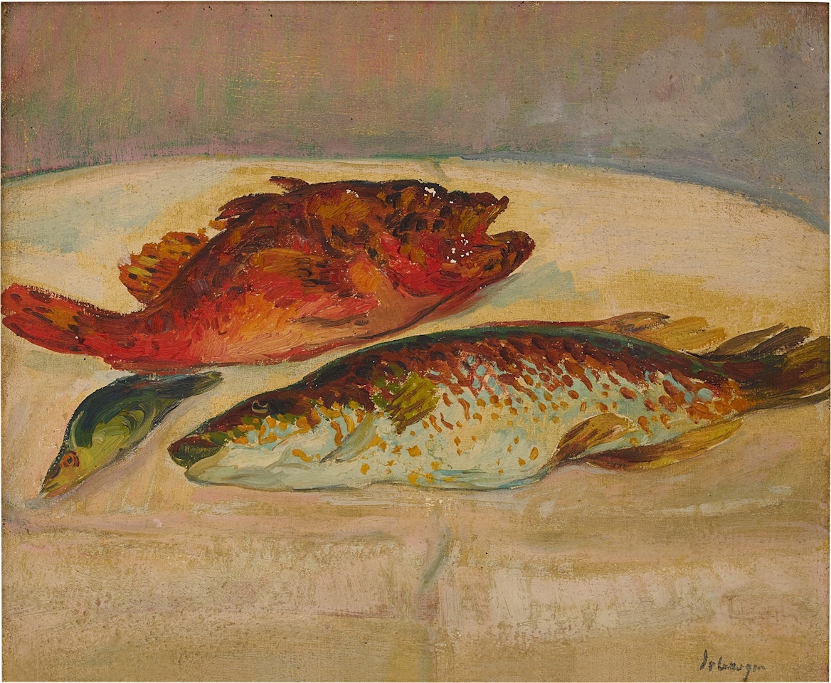 Nature morte aux poissons by Henri Lebasque
