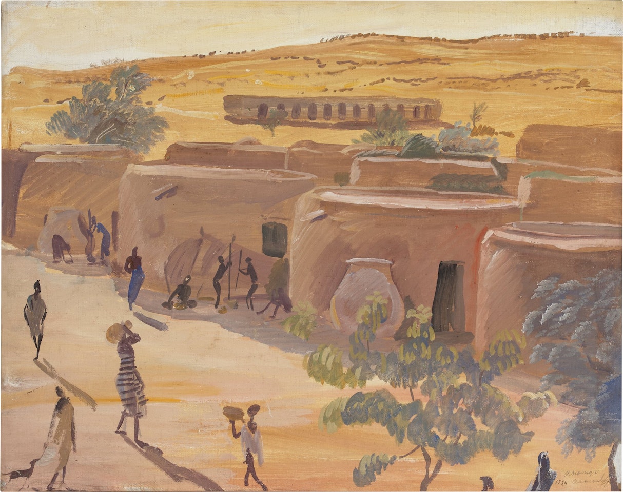 The Village of Ansongo, Mali by Alexander Evgenievich Yakovlev