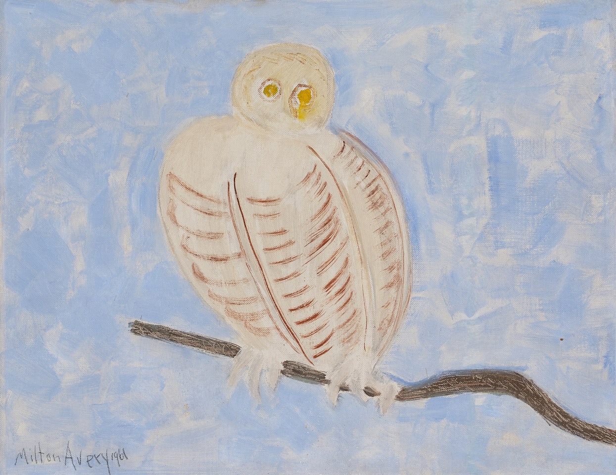 Yellow Eye Owl by Milton Avery