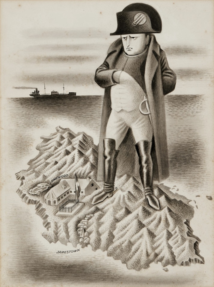 Napoleon"s Prison Island, St. Helena by Miguel Covarrubias