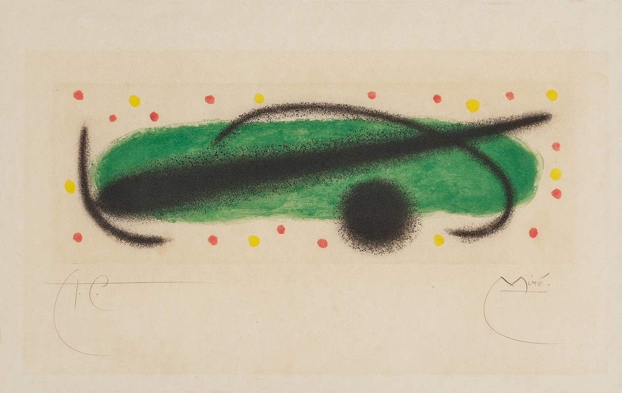 Fussées: One Plate (Dupin 247; see Cramer books 54) by Joan Miró