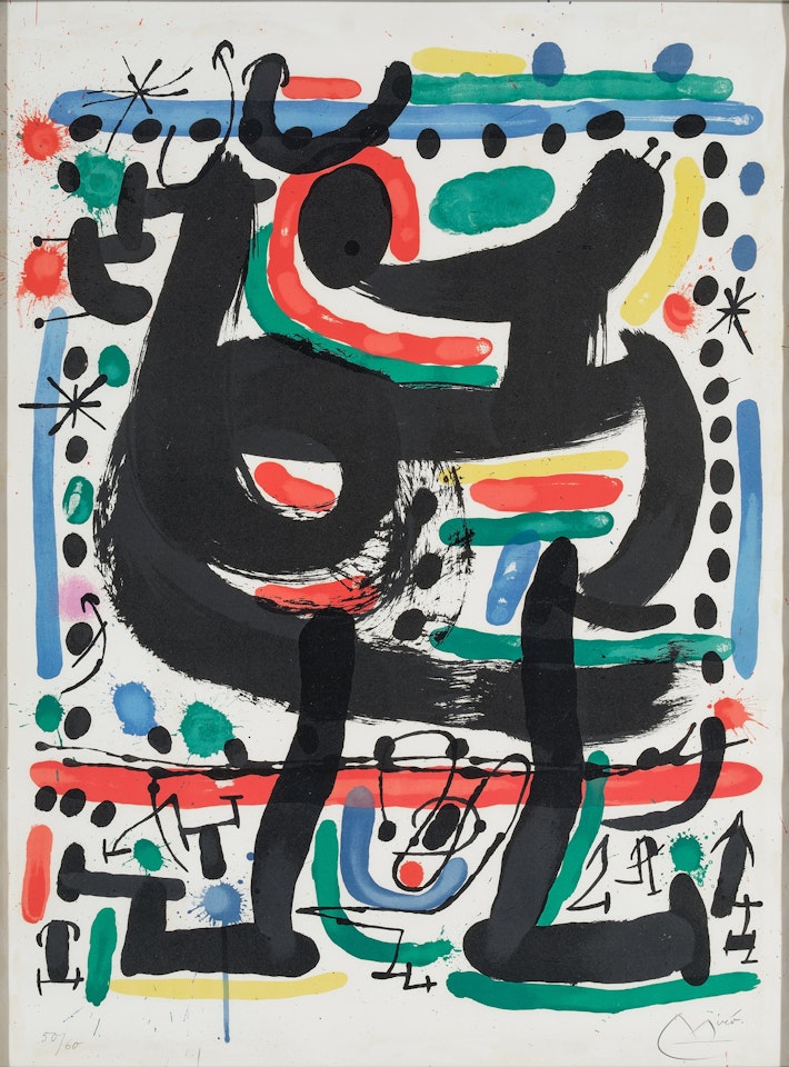 Poster for the Opening of the Mourlot Atelier in New York (see Mourlot 512) by Joan Miró