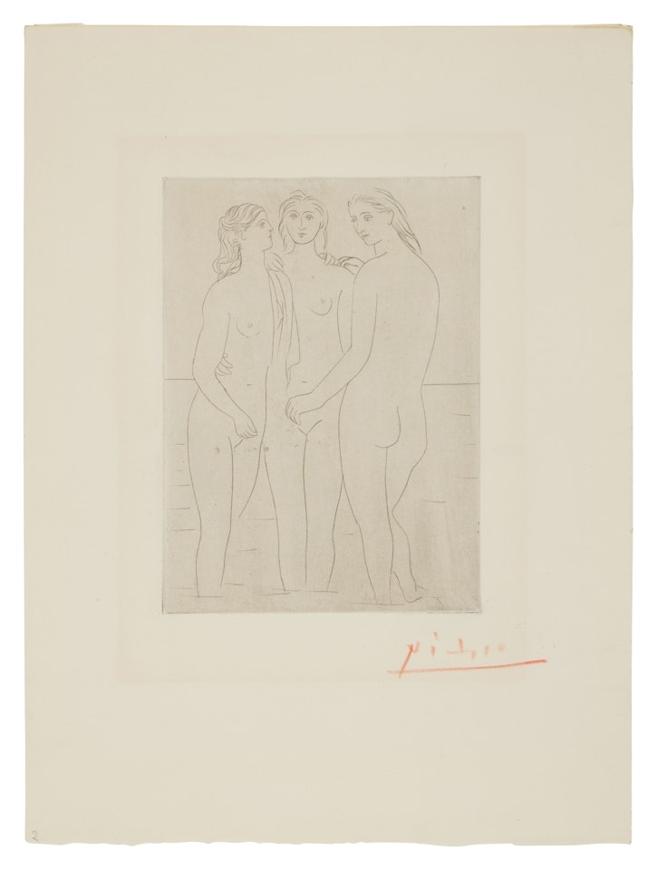 Les Trois baigneuses. I (Bloch 60; Baer 106) by Pablo Picasso