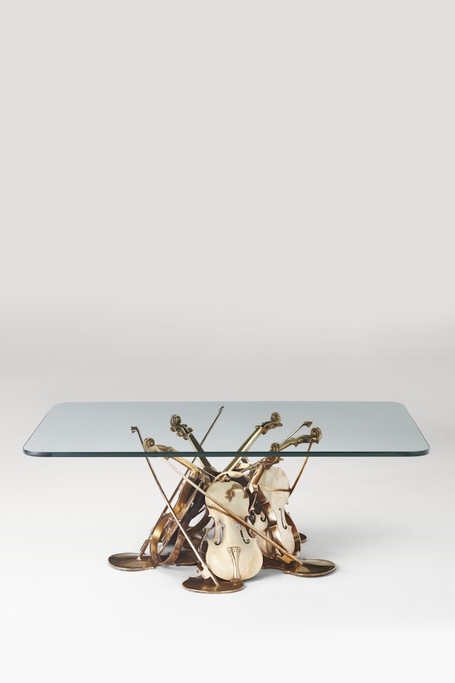 Untitled (Violin Low Table) by Arman