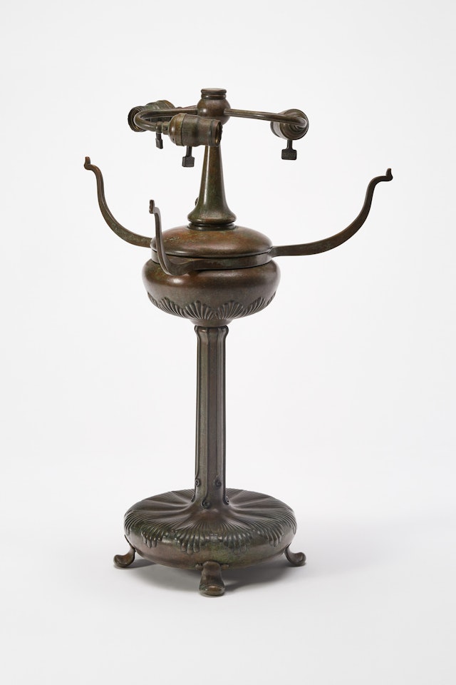 "Library with Raised Font" Base by Tiffany Studios