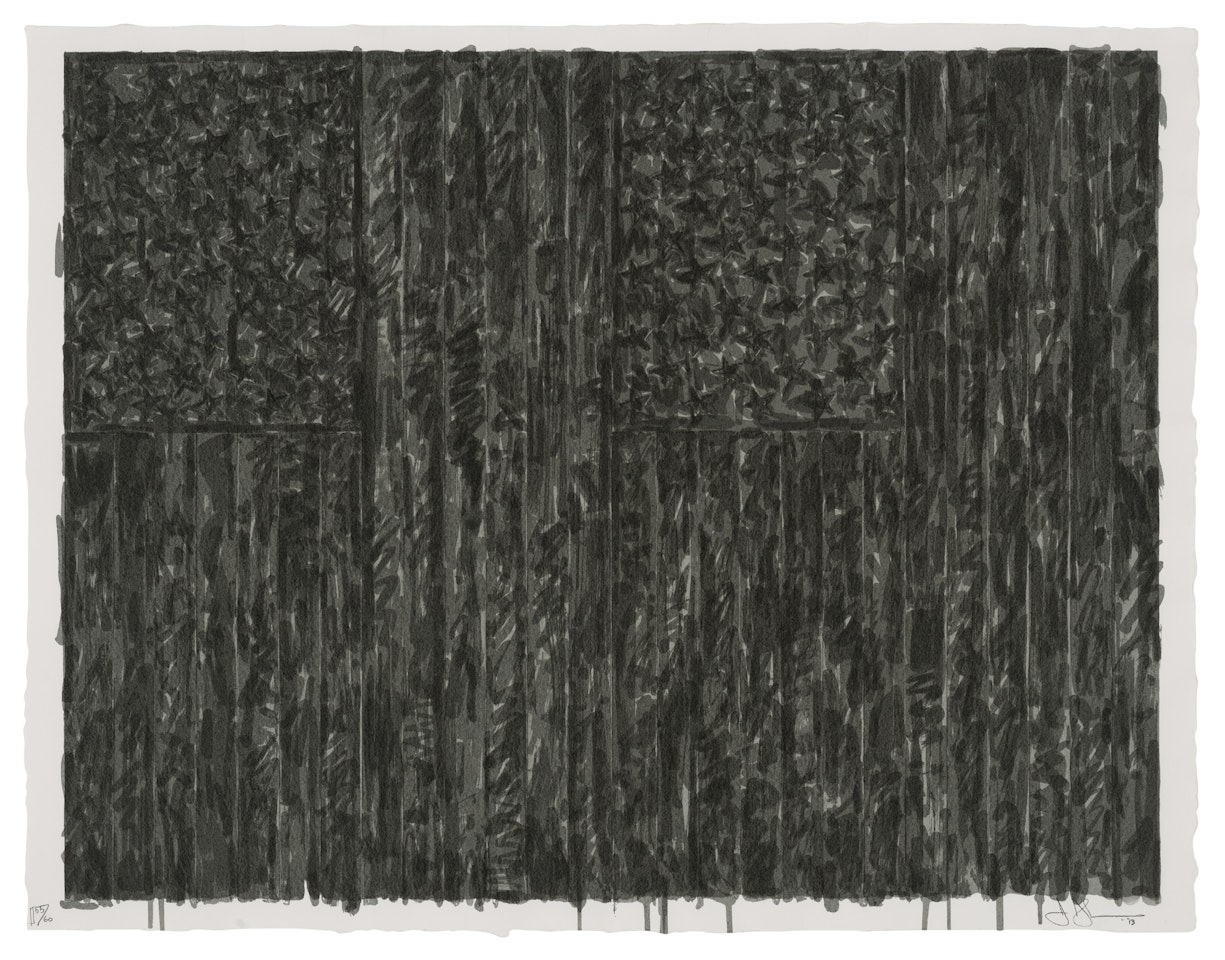 Flags II by Jasper Johns
