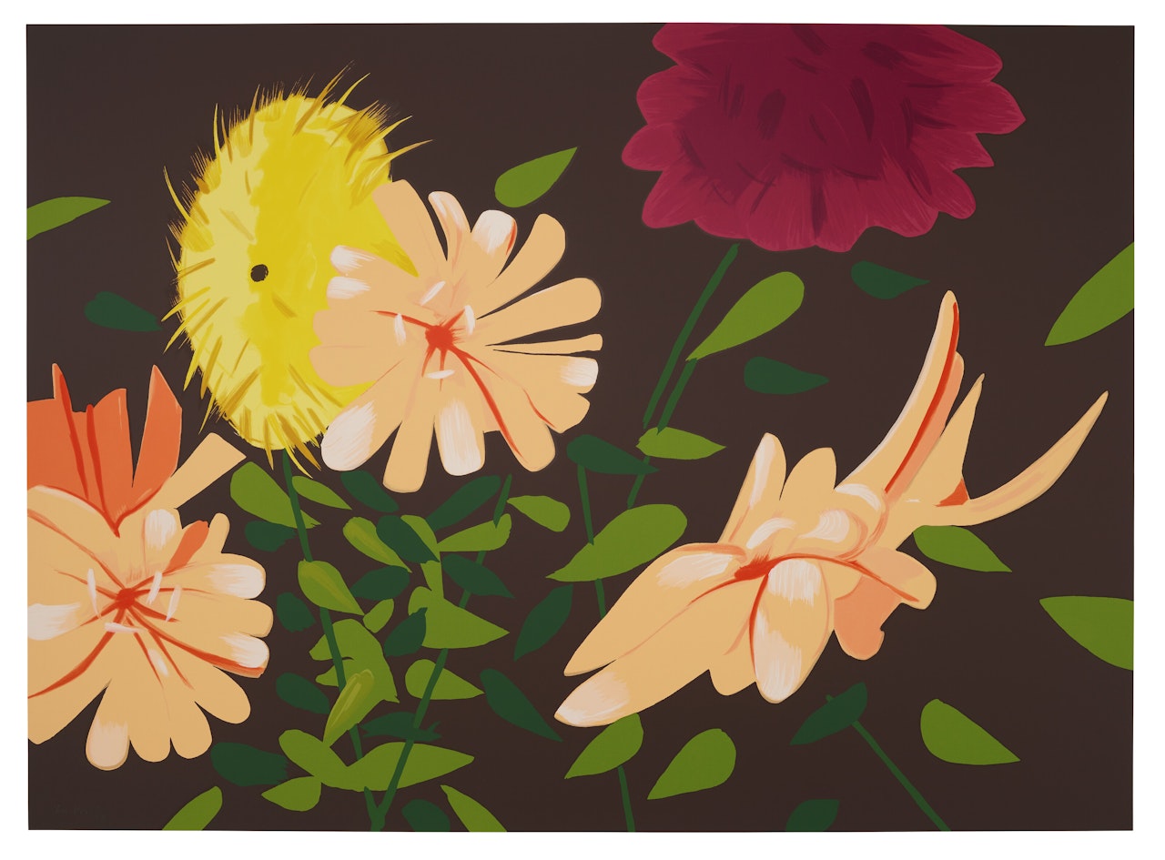 Late Summer Flowers by Alex Katz