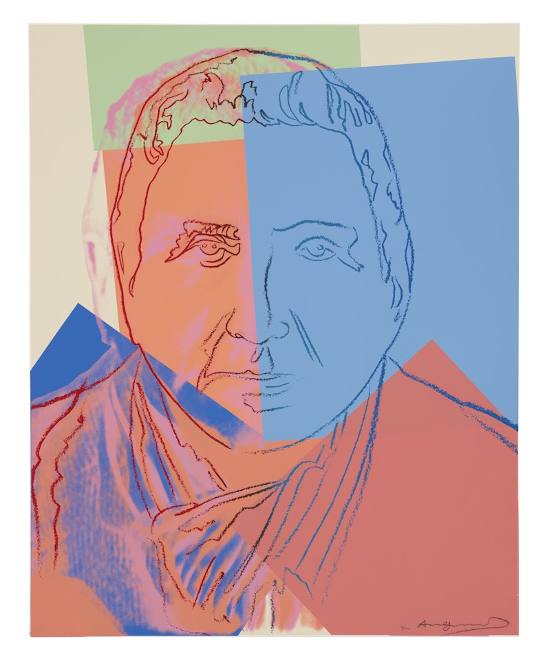 Gertrude Stein, from Ten Portraits of Jews of the Twentieth Century by Andy Warhol
