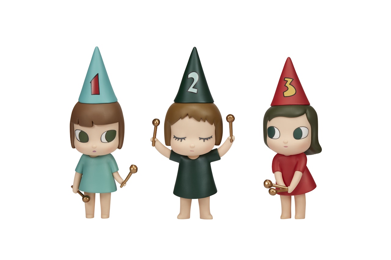 123 Drumming Girls by Yoshitomo Nara