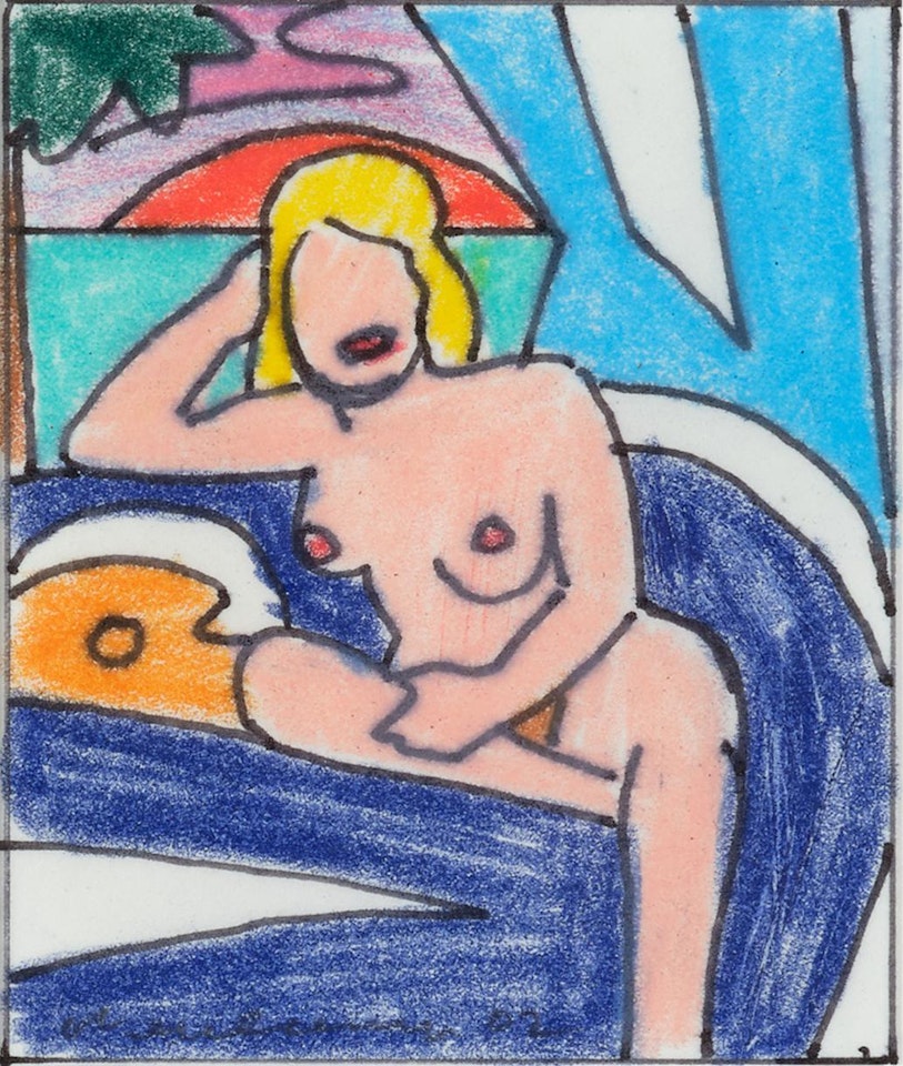 Study for Sunset Nude (Sitting) by Tom Wesselmann