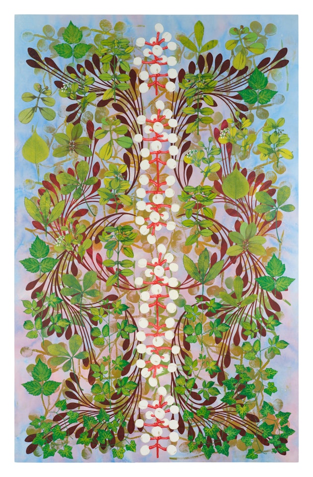Imaginary Garden with Seed Clusters by Philip Taaffe