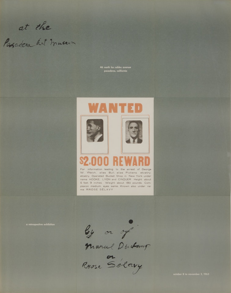 A Poster Within a Poster (Schwarz 588) by Marcel Duchamp