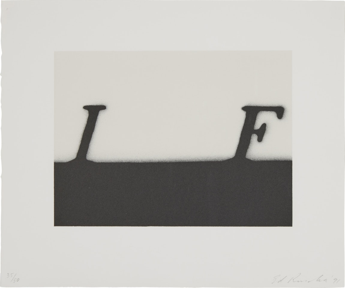 If (Engberg 208) by Ed Ruscha