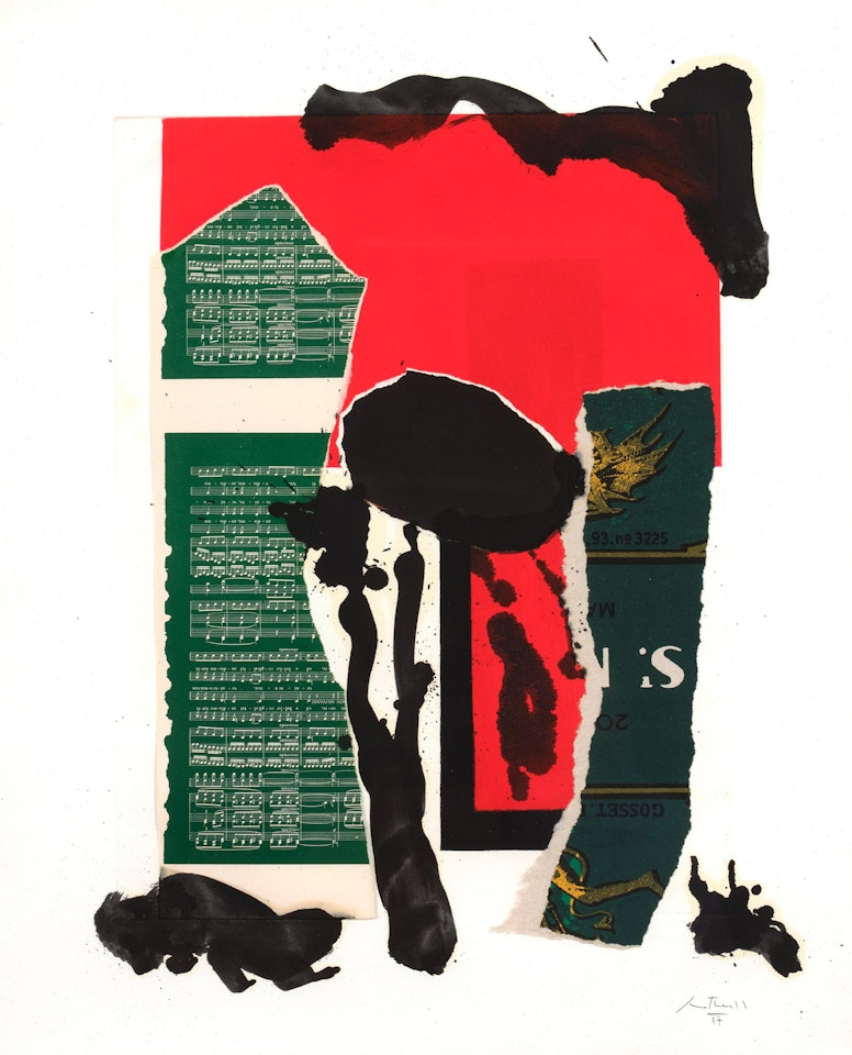 The Red and Black No. 46 by Robert Motherwell