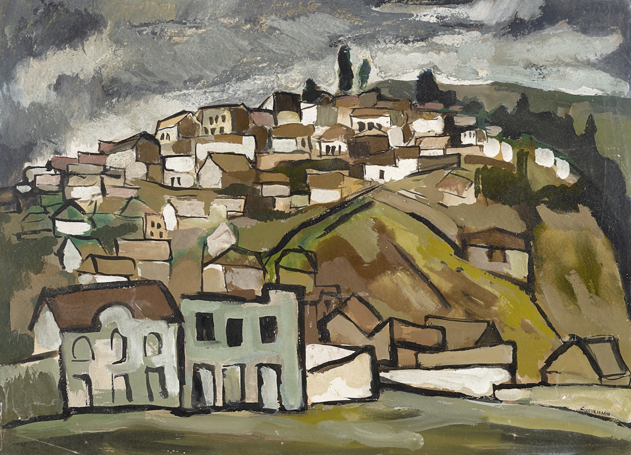 Paisaje de la sierra by Oswaldo Guayasamin