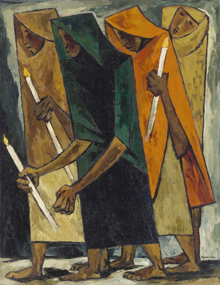 Procesión by Oswaldo Guayasamin