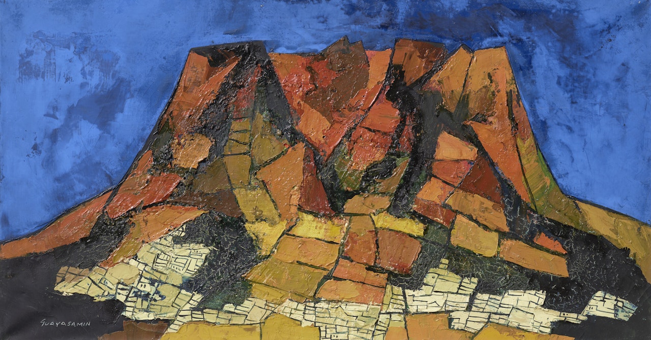 Paisaje de Quito by Oswaldo Guayasamin
