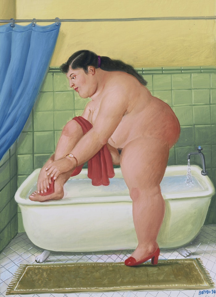 El baño by Fernando Botero