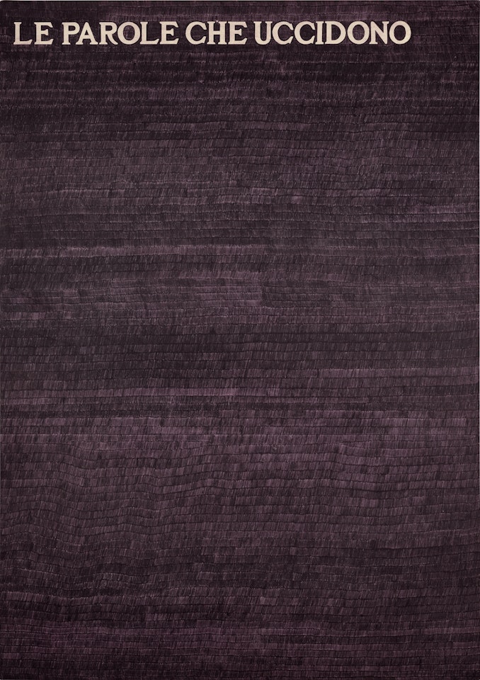 Le parole che uccidono by Alighiero Boetti