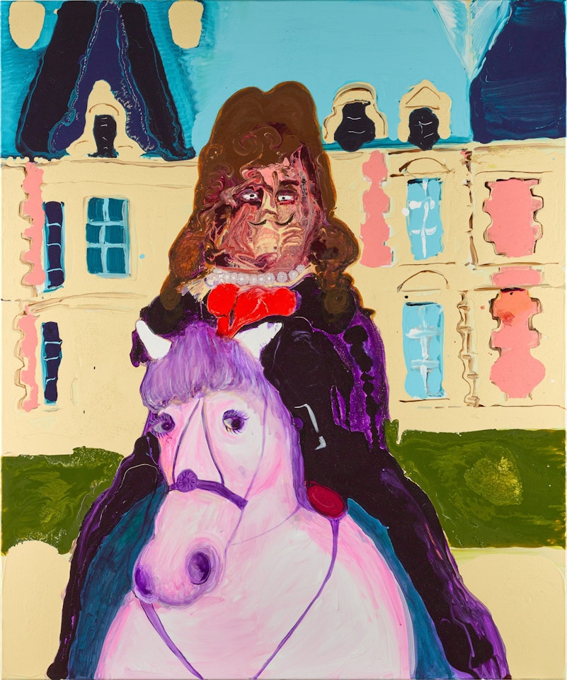 Louis XIV on his Horse by Genieve Figgis