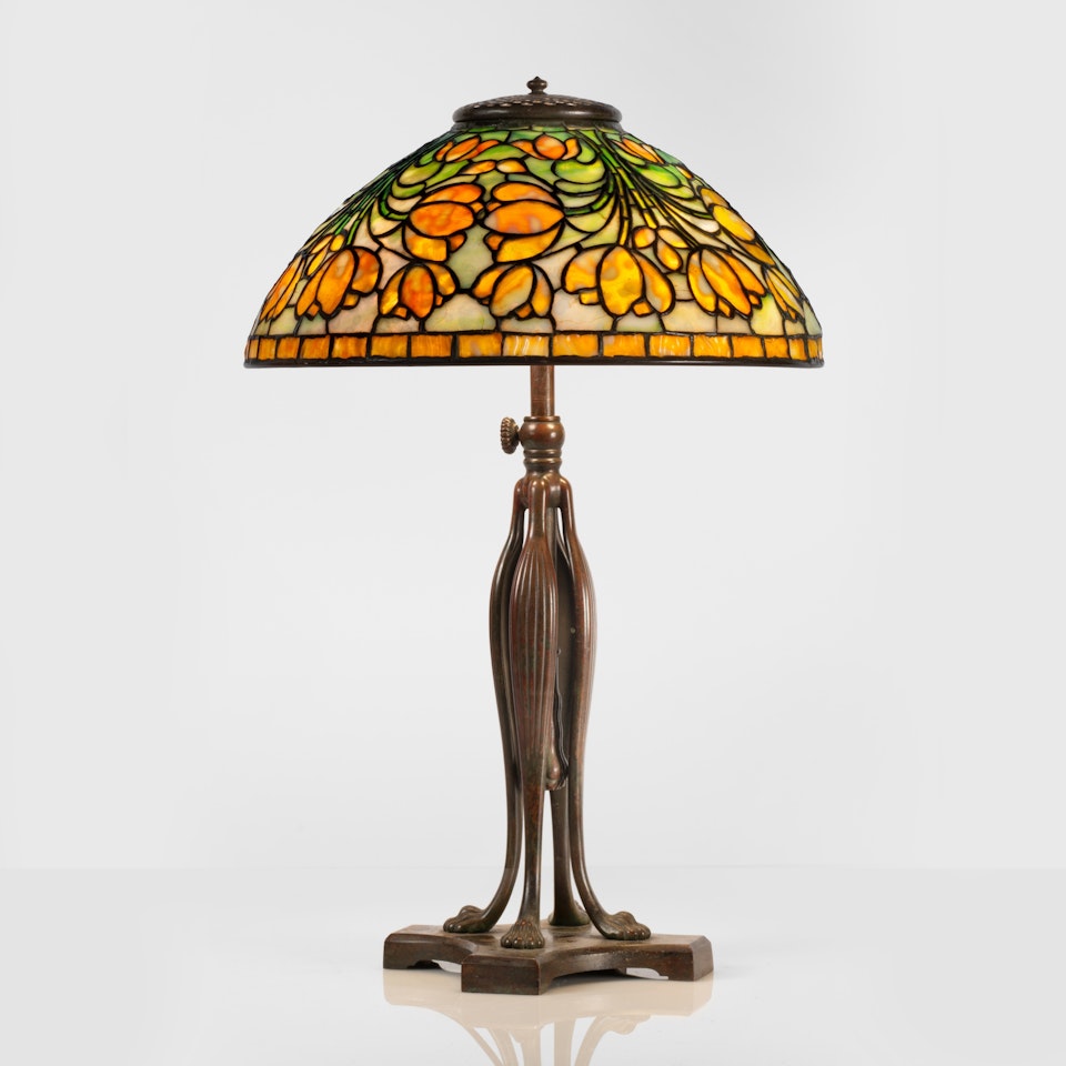 "Crocus" Table Lamp by Tiffany Studios