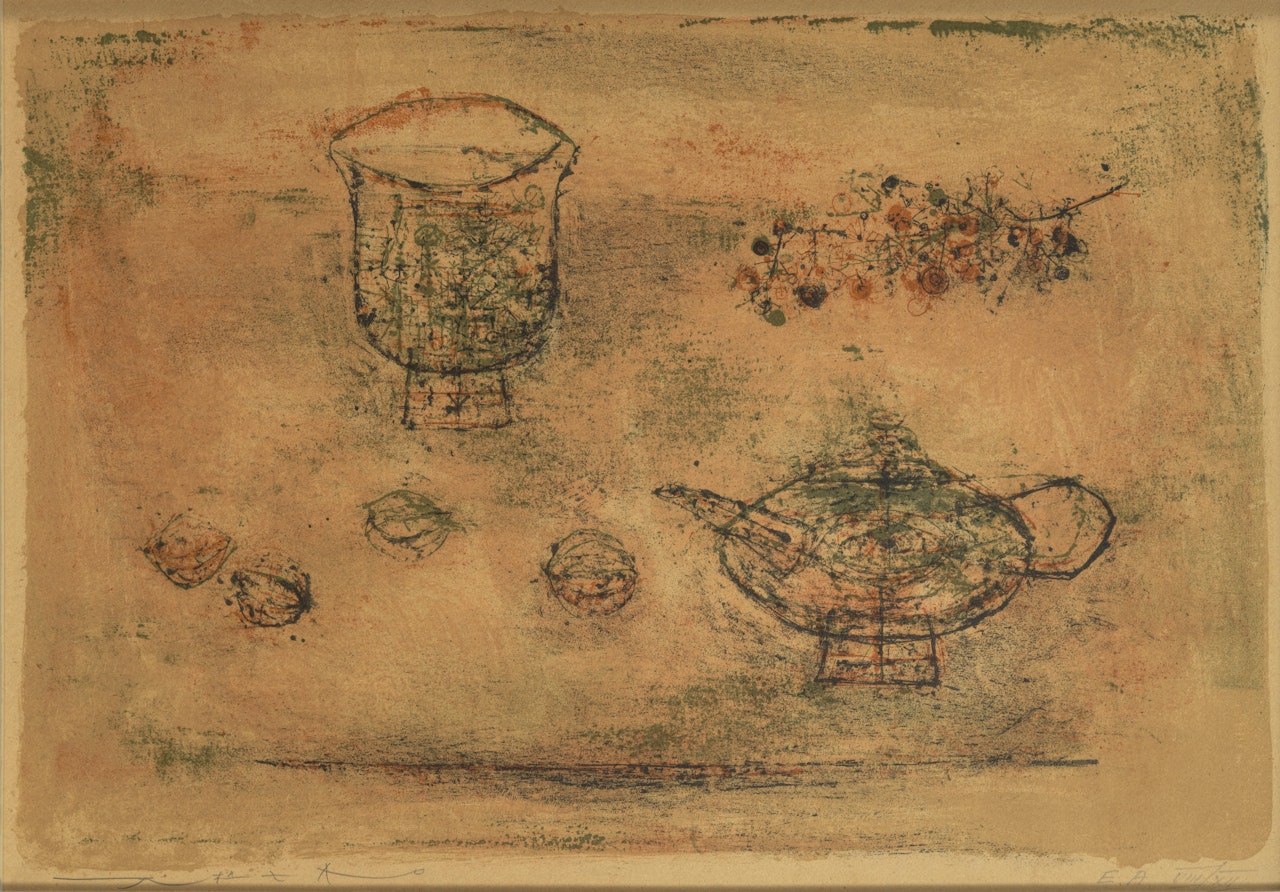 La Théière (The Tea Pot) by Zao Wou-Ki