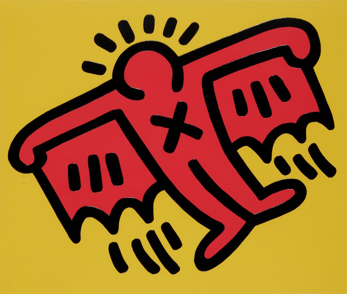 Untitled, from Icons (Littman p. 171) by Keith Haring