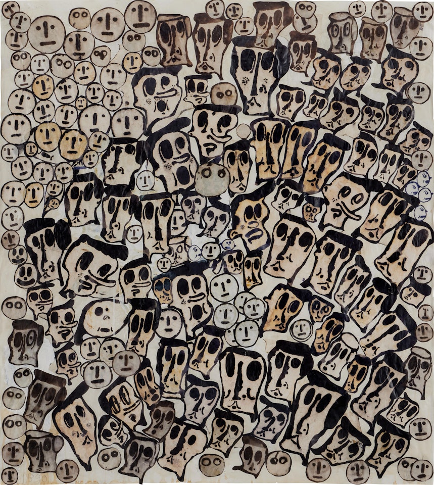 Crowds by Donald Baechler