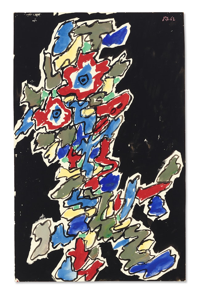 Personnage des légendes by Jean Dubuffet