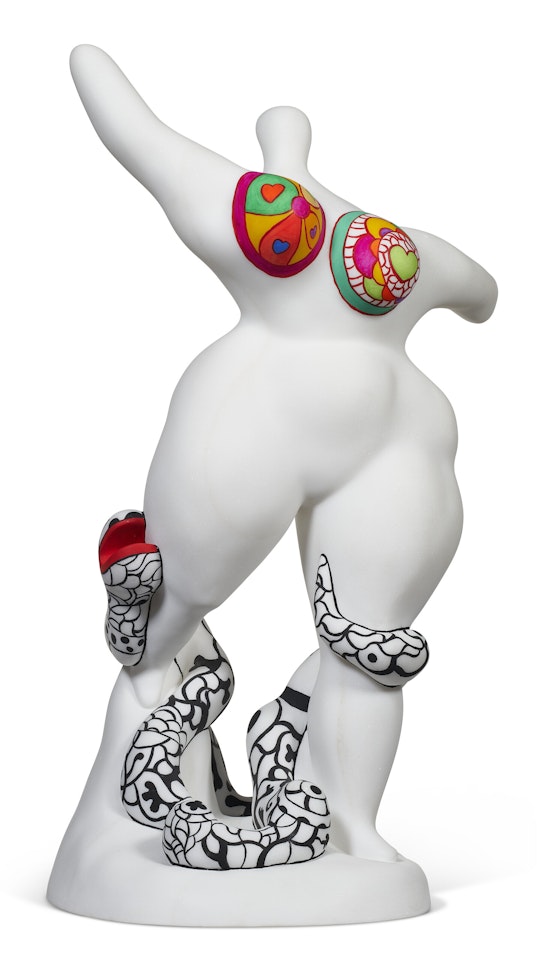 Standing Nana with Serpent by Niki de Saint Phalle