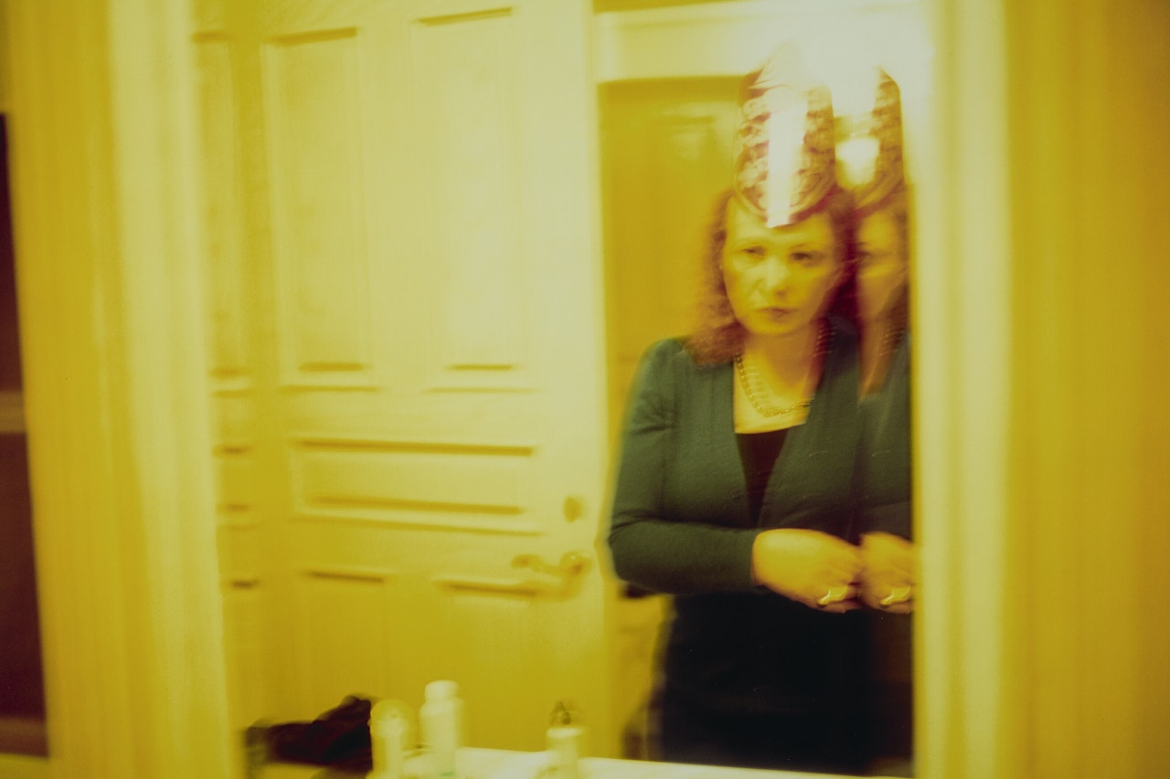 Self-portrait on New Year"s Eve, Malibu, California by Nan Goldin