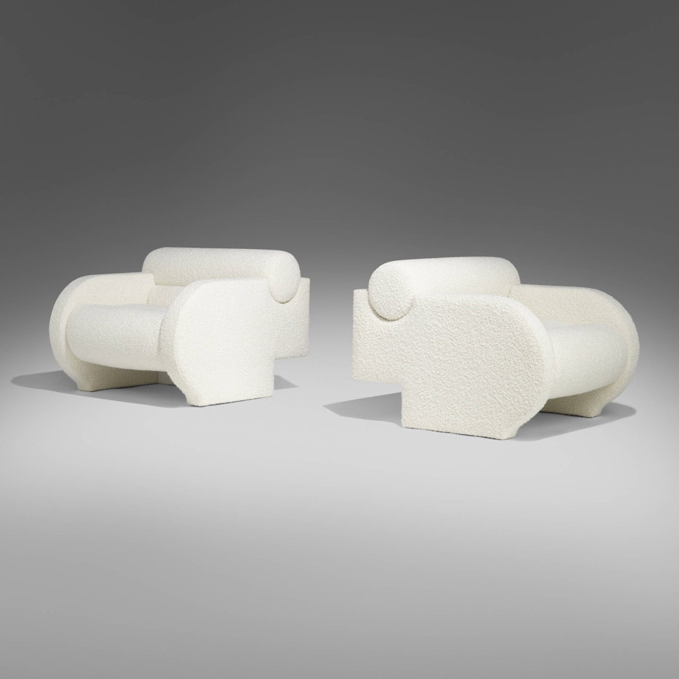 Lounge chairs, pair Directional by Vladimir Kagan