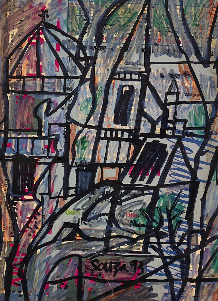 Untitled (Townscape) by Francis Newton Souza