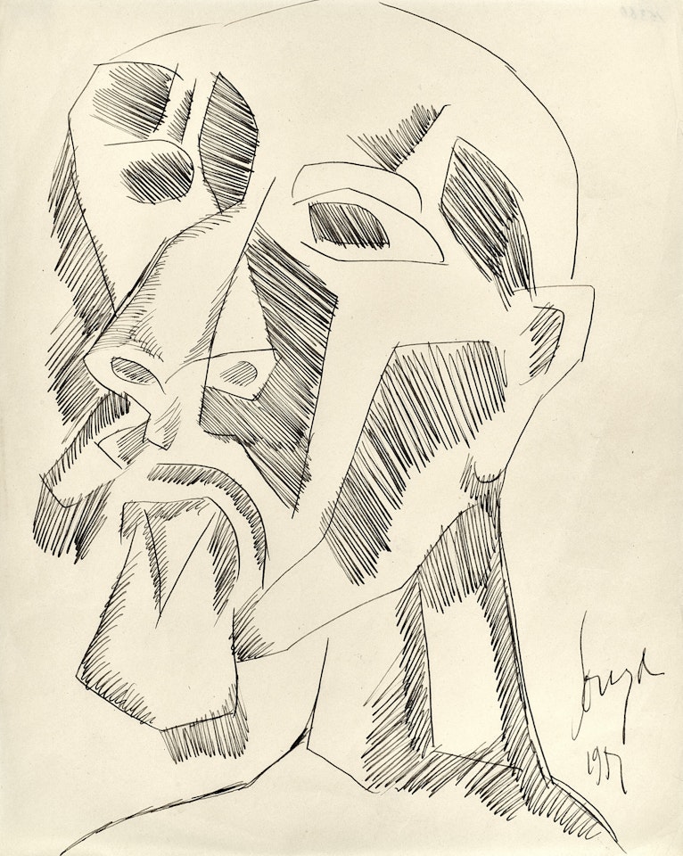 Untitled (Head) by Francis Newton Souza