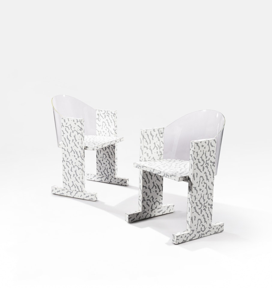 Pair of Teodora armchairs by Ettore Sottsass